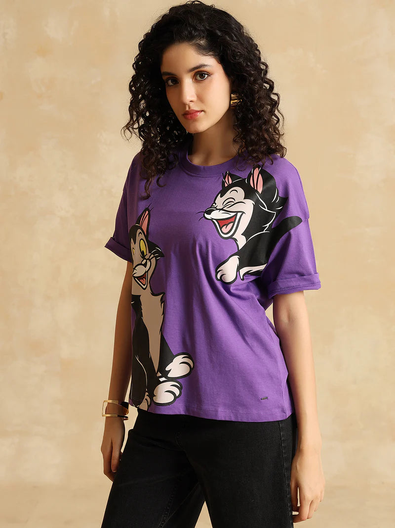 Fashion Forward Disney Figaro Graphic T Shirt for Women