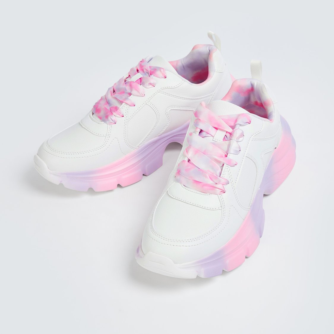 Colourblocked Sneakers Fashionable and Comfortable Footwear