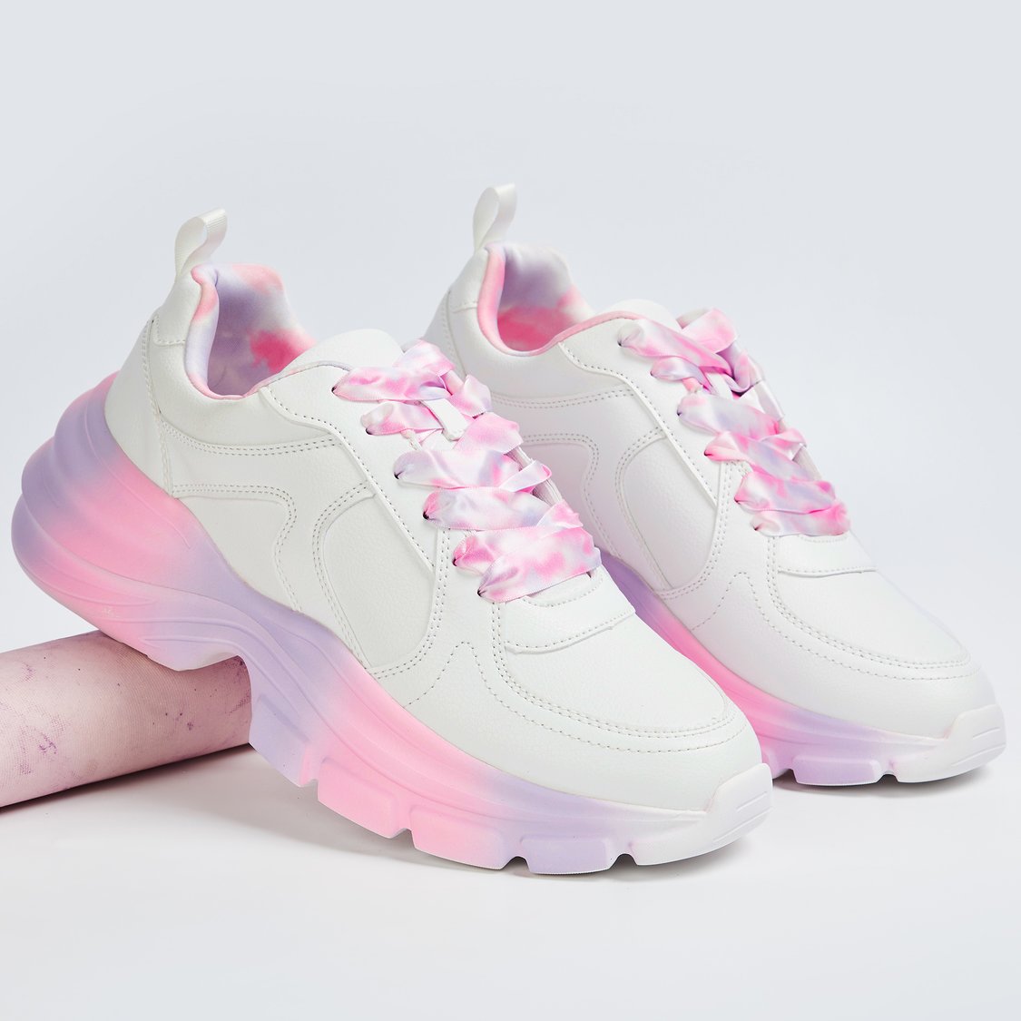 Colourblocked Sneakers Fashionable and Comfortable Footwear