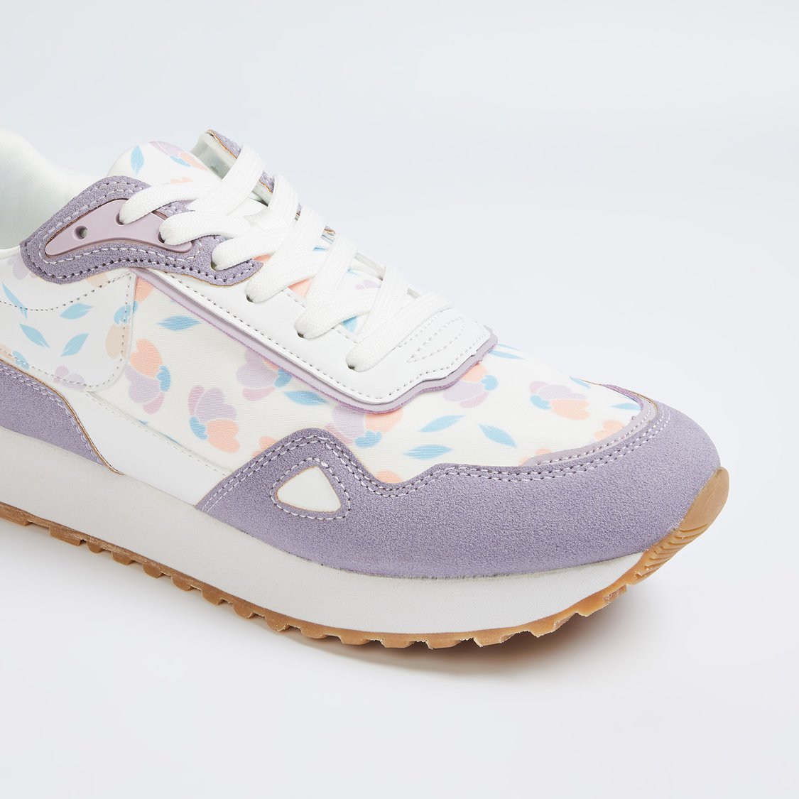 Fashionable Low-Top Panelled Sneakers for Women