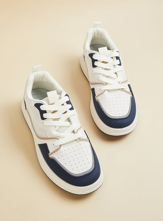 Stylish Men’s Colourblock Slip On Sneakers with Lightweight and Breathable Material