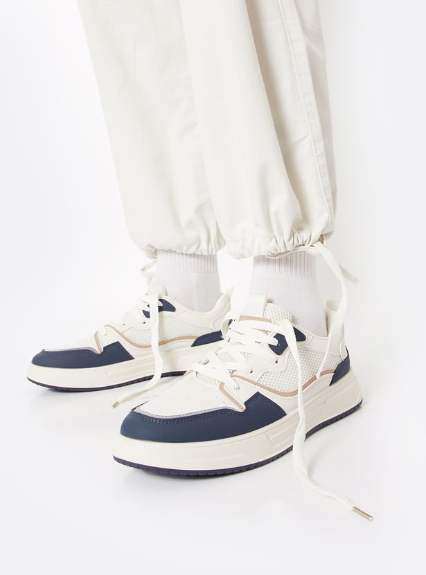 Stylish Men’s Colourblock Slip On Sneakers with Lightweight and Breathable Material