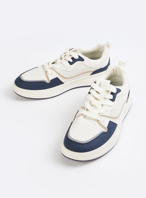 Stylish Men’s Colourblock Slip On Sneakers with Lightweight and Breathable Material