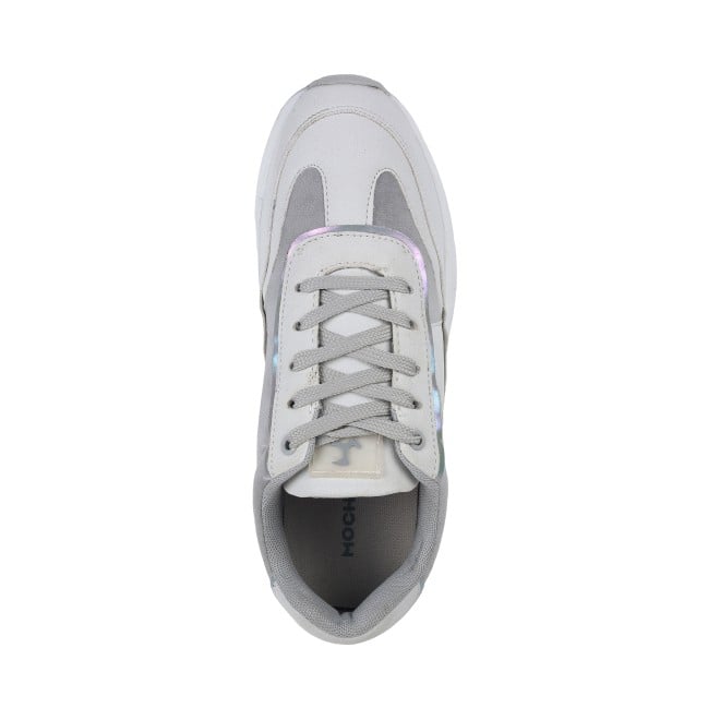 Women’s Grey Comfortable Sports Sneakers Perfect for Running and Walking
