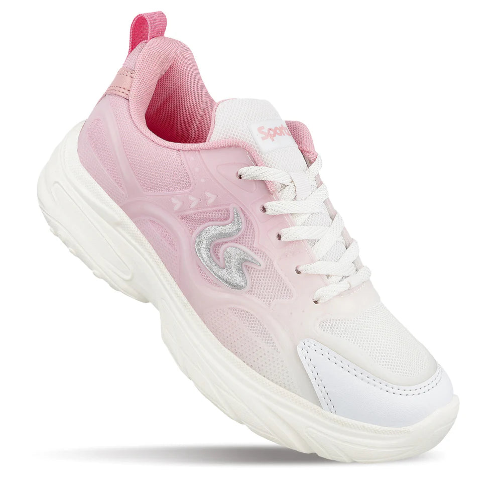 Fashionable Pink Sports Shoes for Women with Comfortable Cushioning
