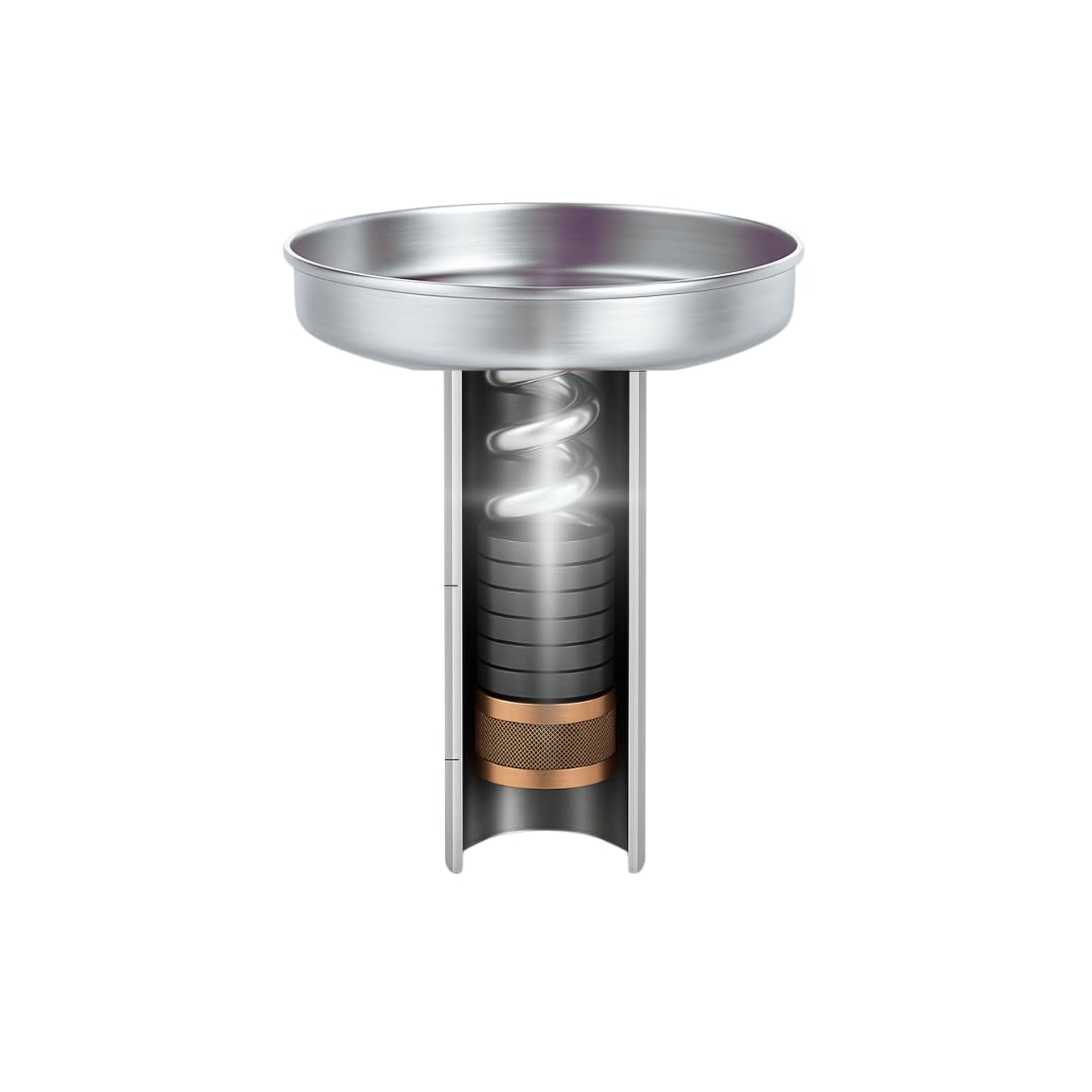 Innovative Sound Technology Water Structuring Gadget with Gold Finish