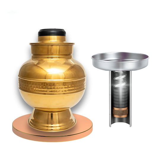 Innovative Sound Technology Water Structuring Gadget with Gold Finish