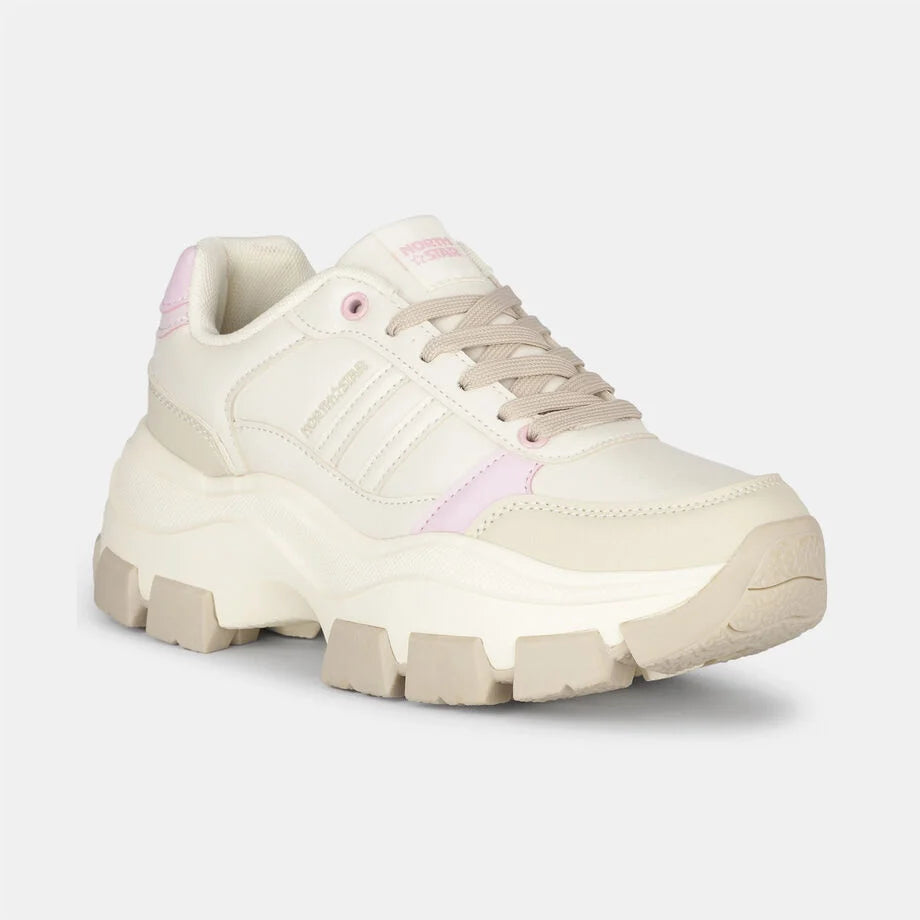 Chic Beige Sneakers for Women Lightweight Casual Footwear