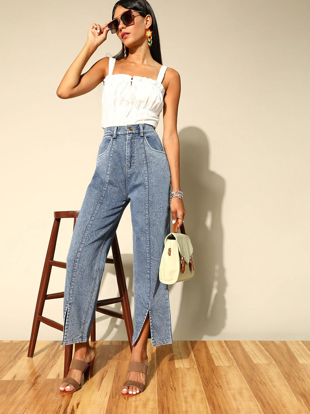 Modern Stunning Blue Regular Fit Stretchable Jeans for Daily Wear