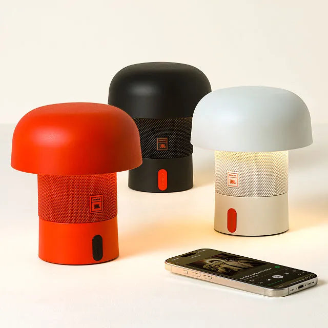 Portable Speaker Lamp with Compact Design and Colorful LED Glow