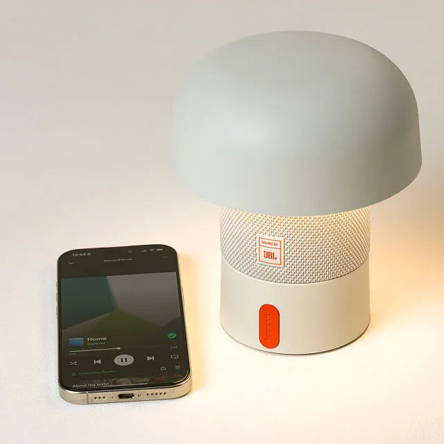 Portable Speaker Lamp with Compact Design and Colorful LED Glow