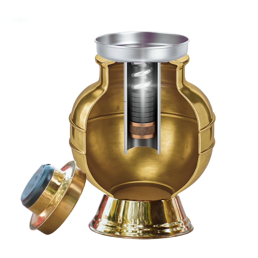 Innovative Sound Technology Water Structuring Gadget with Gold Finish