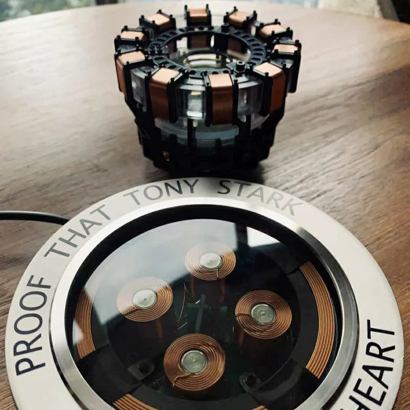 Levitating MK1 Arc Reactor Display Collector Replica 360 Degree Floating Decor for Superhero Fans