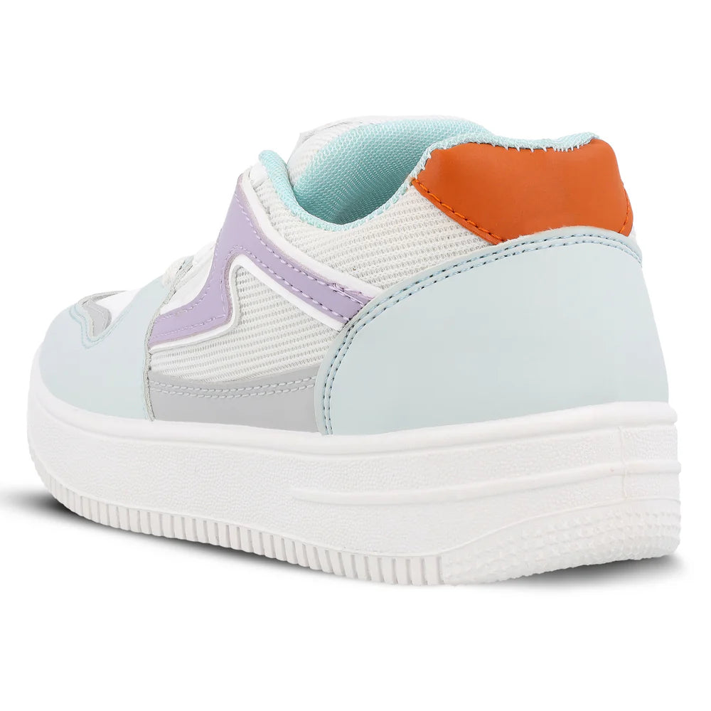 White Lavender Women’s Sneakers Stylish and Comfortable Sports Shoes