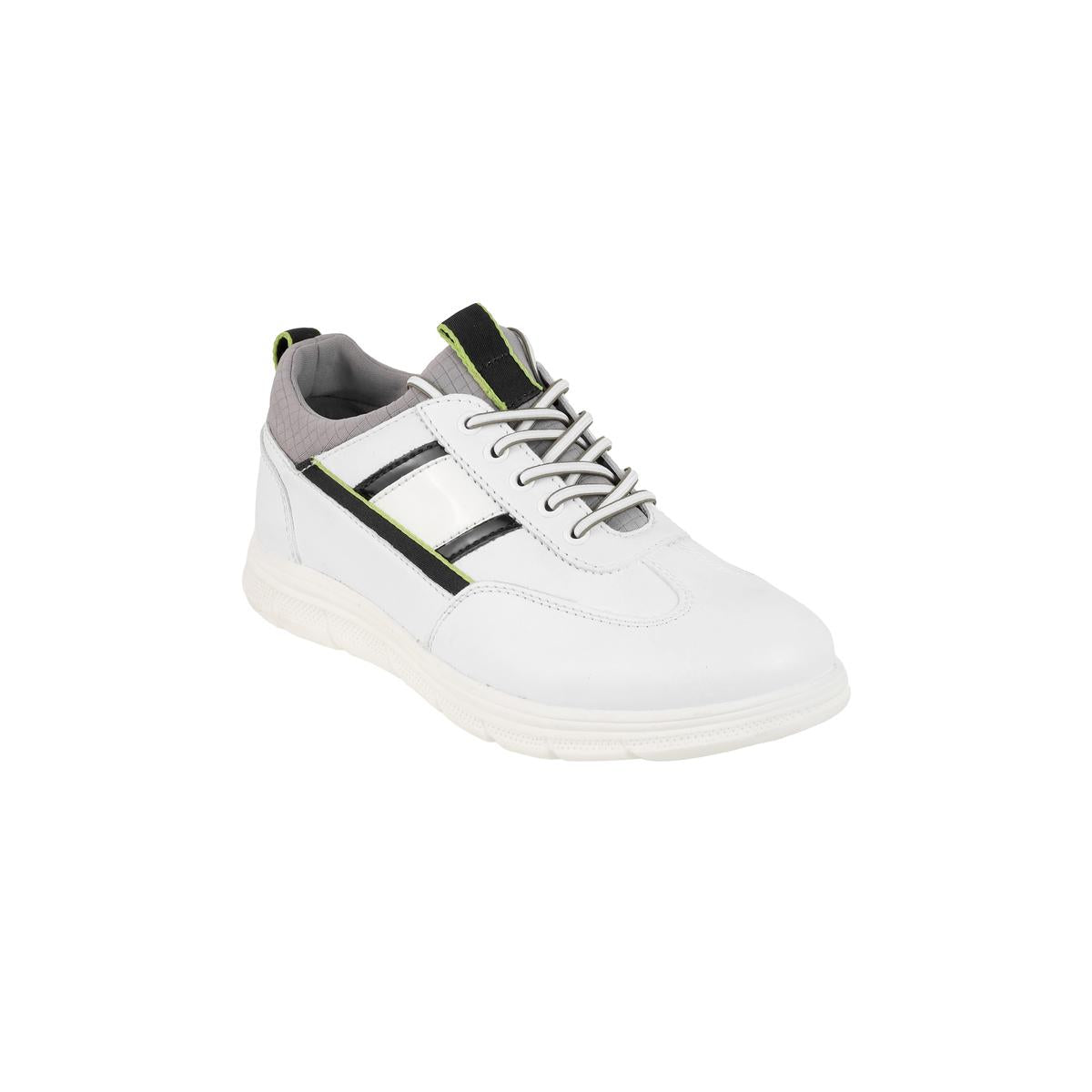 White Mens Sneakers Trendy Casual Shoes for Street Style