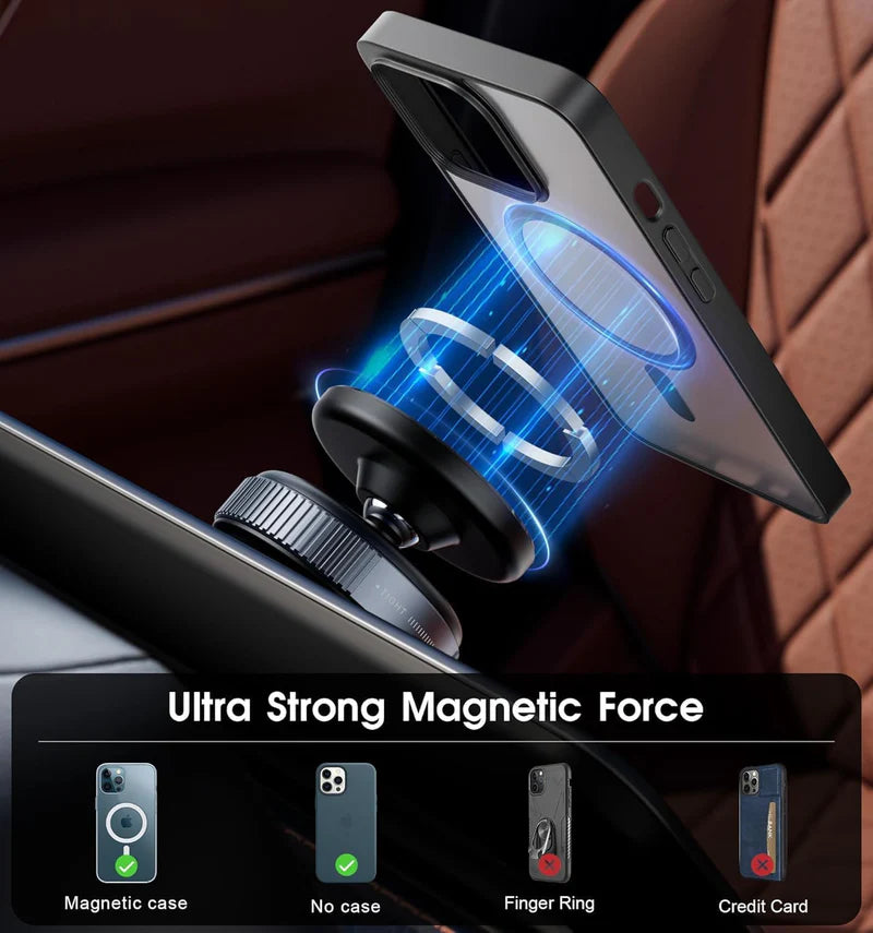 Magsafe Strong Rotatable Suction Phone Holder for Car Shower Gym Includes Magnet Ring