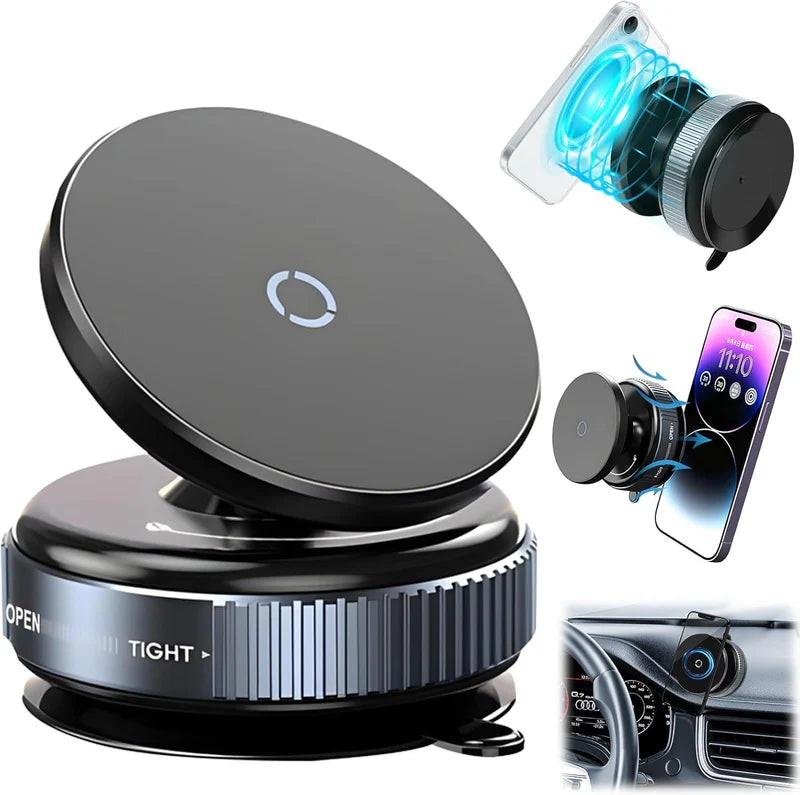 Magsafe Strong Rotatable Suction Phone Holder for Car Shower Gym Includes Magnet Ring