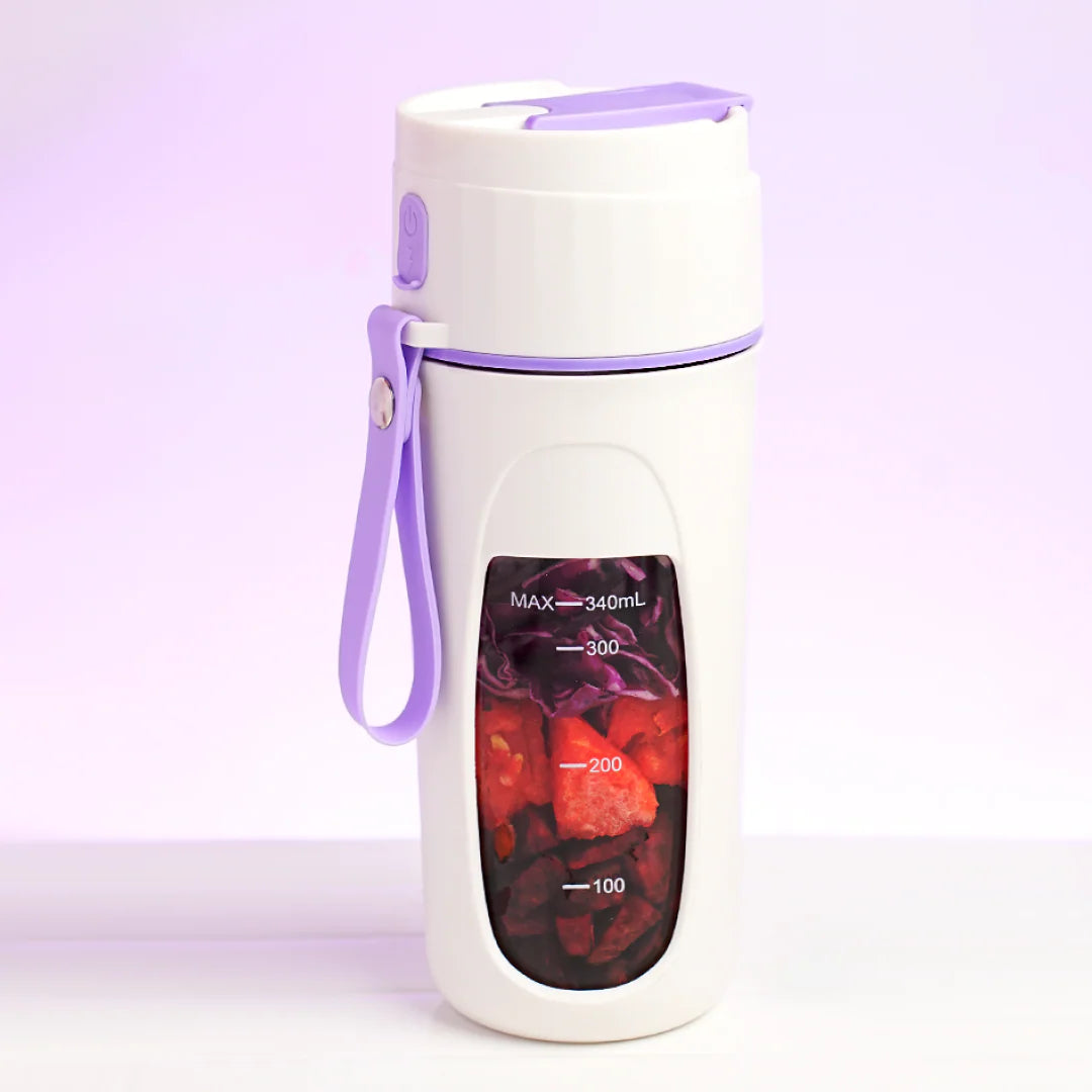Compact Smoothie Maker with Powerful Blending Motor for Travel