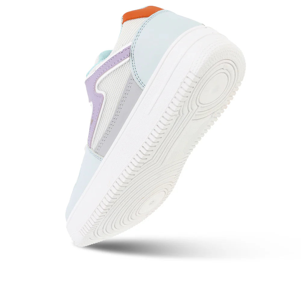 White Lavender Women’s Sneakers Stylish and Comfortable Sports Shoes