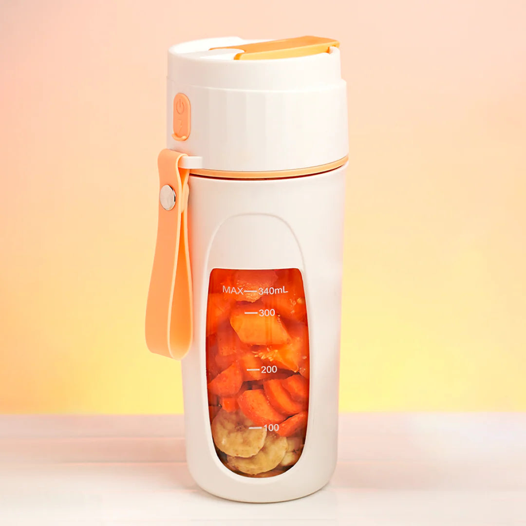 Compact Smoothie Maker with Powerful Blending Motor for Travel