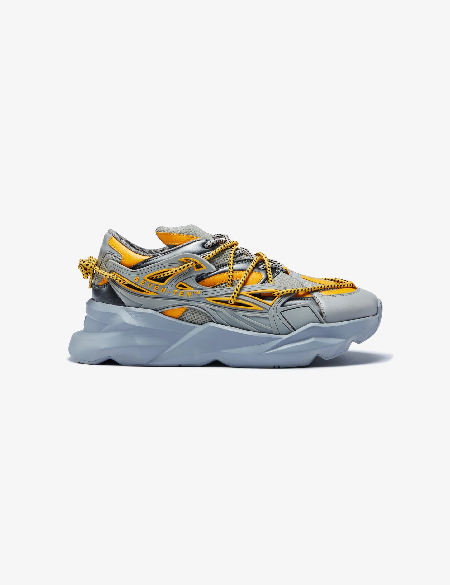 Yellow Low Top Chunky Sneakers Fashionable Comfortable Stylish