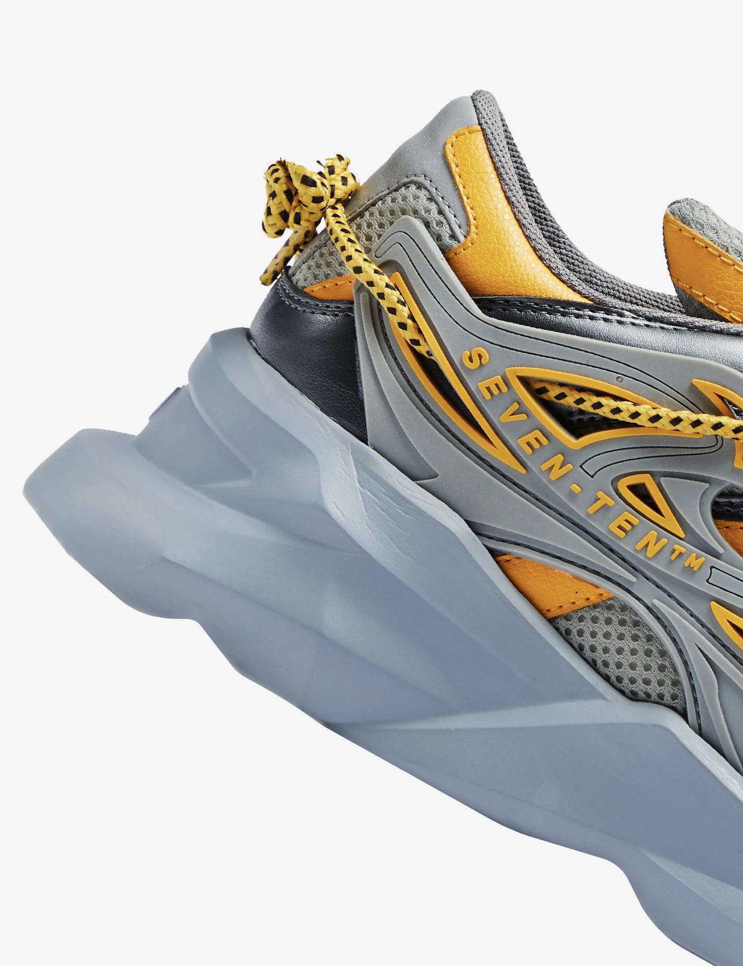 Yellow Low Top Chunky Sneakers Fashionable Comfortable Stylish