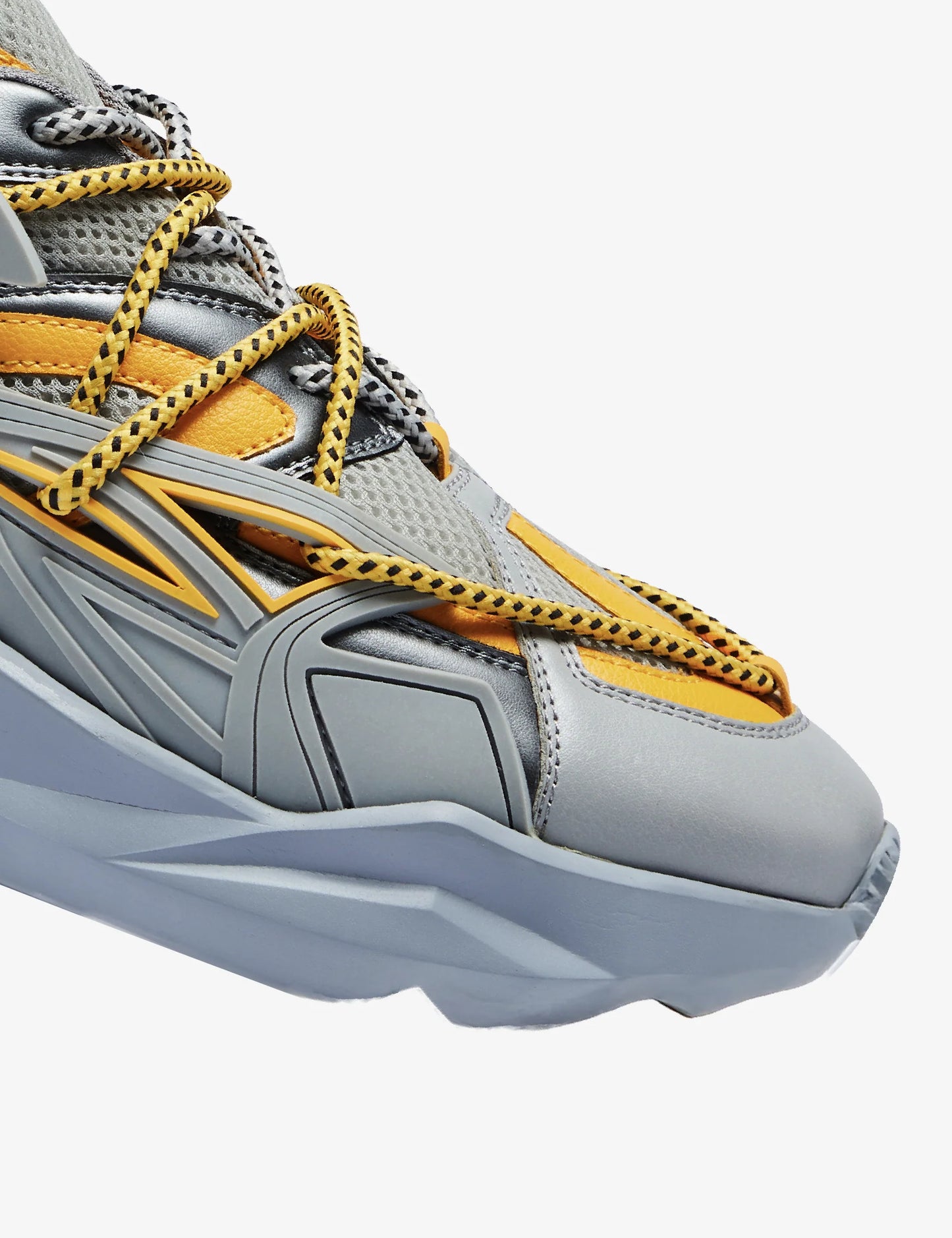 Yellow Low Top Chunky Sneakers Fashionable Comfortable Stylish