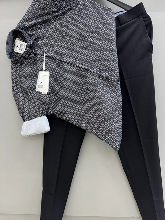 Fashionable Printed Shirt and Linen Pant Combo for Men for Summer and Vacation Outfits