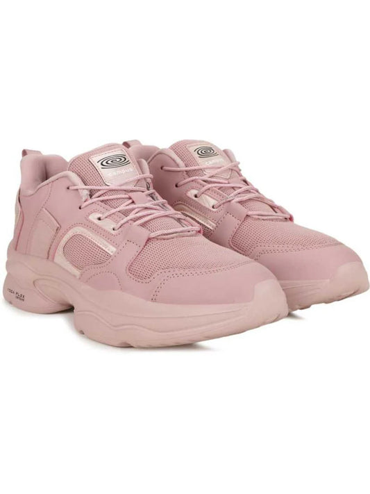 Fashionable Pink Casual Shoes for Women with Supportive Cushioning