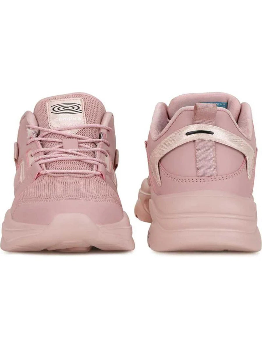 Fashionable Pink Casual Shoes for Women with Supportive Cushioning