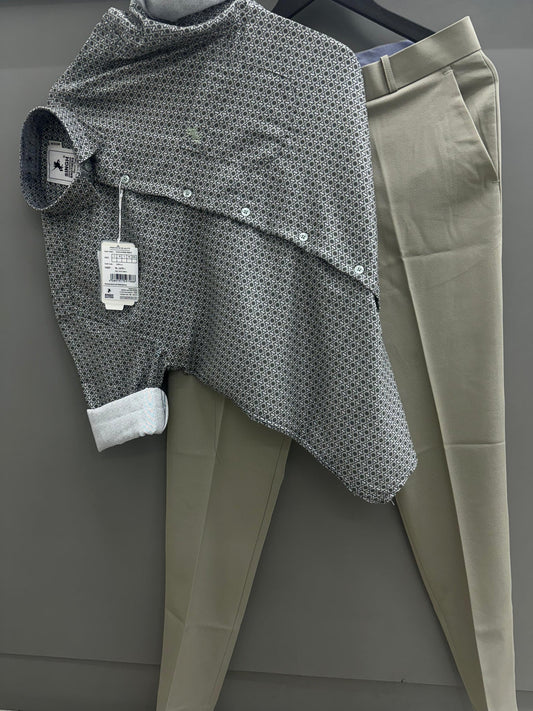 Men’s Stylish Printed Shirt & Pant Combo