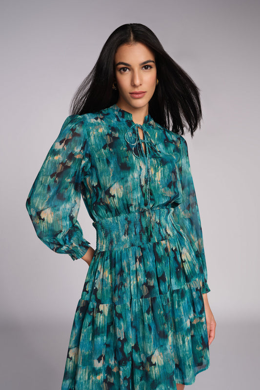 Party-Ready Women’s Enchanted Grove Dress with Flowing Design