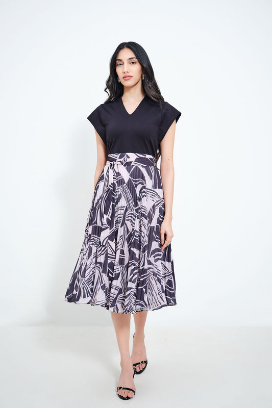 Fashionable Women’s Sand & Smoke Dress for Office, Casual, or Party Wear