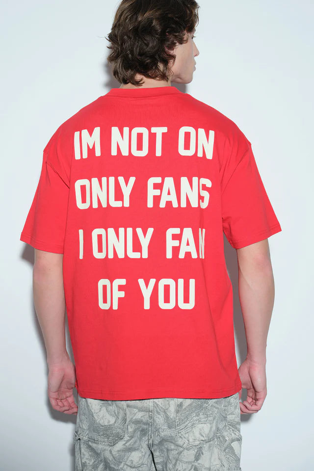 Men’s Fan Behavior Loose Fit Oversized T-shirt