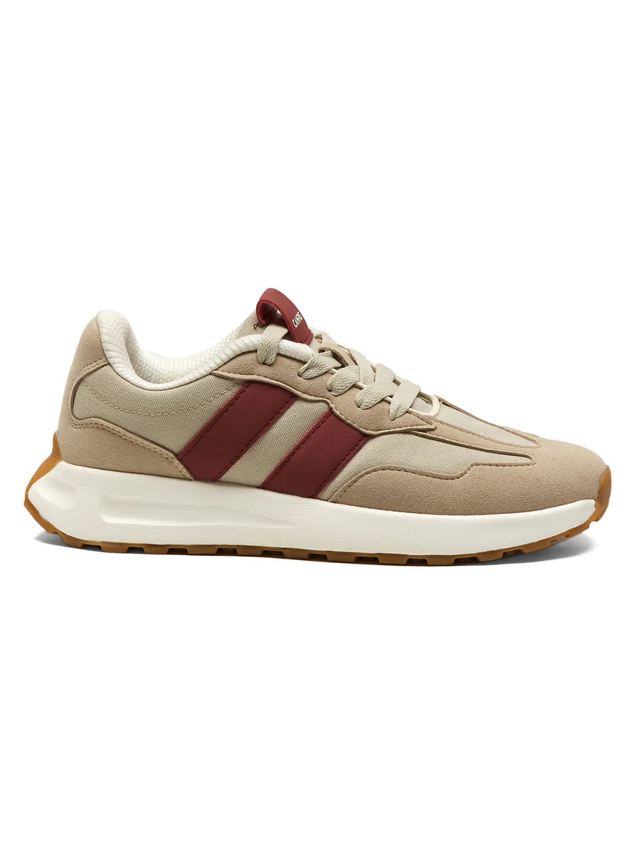 Modern Beige Sneakers for Women with Breathable and Durable Material