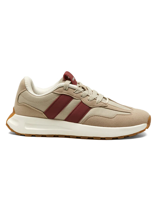 Modern Beige Sneakers for Women with Breathable and Durable Material