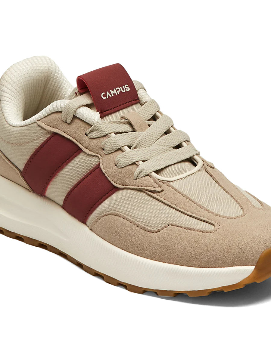 Modern Beige Sneakers for Women with Breathable and Durable Material