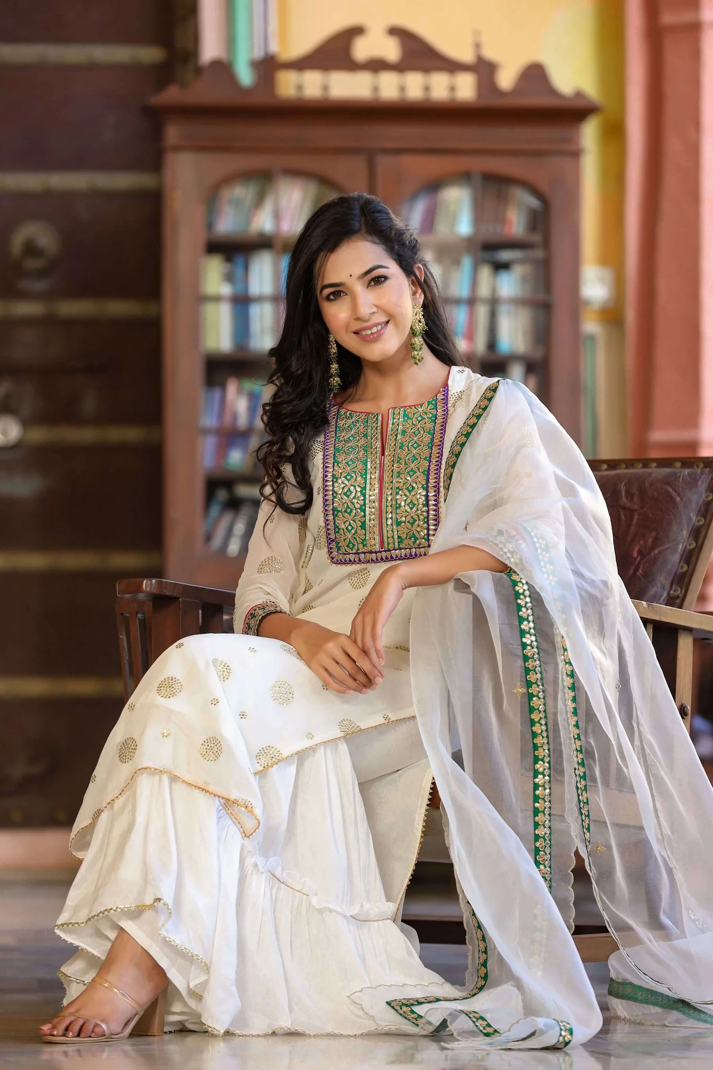 Premium Vaani Gota Patti Sharara Suit Set for Weddings and Celebrations