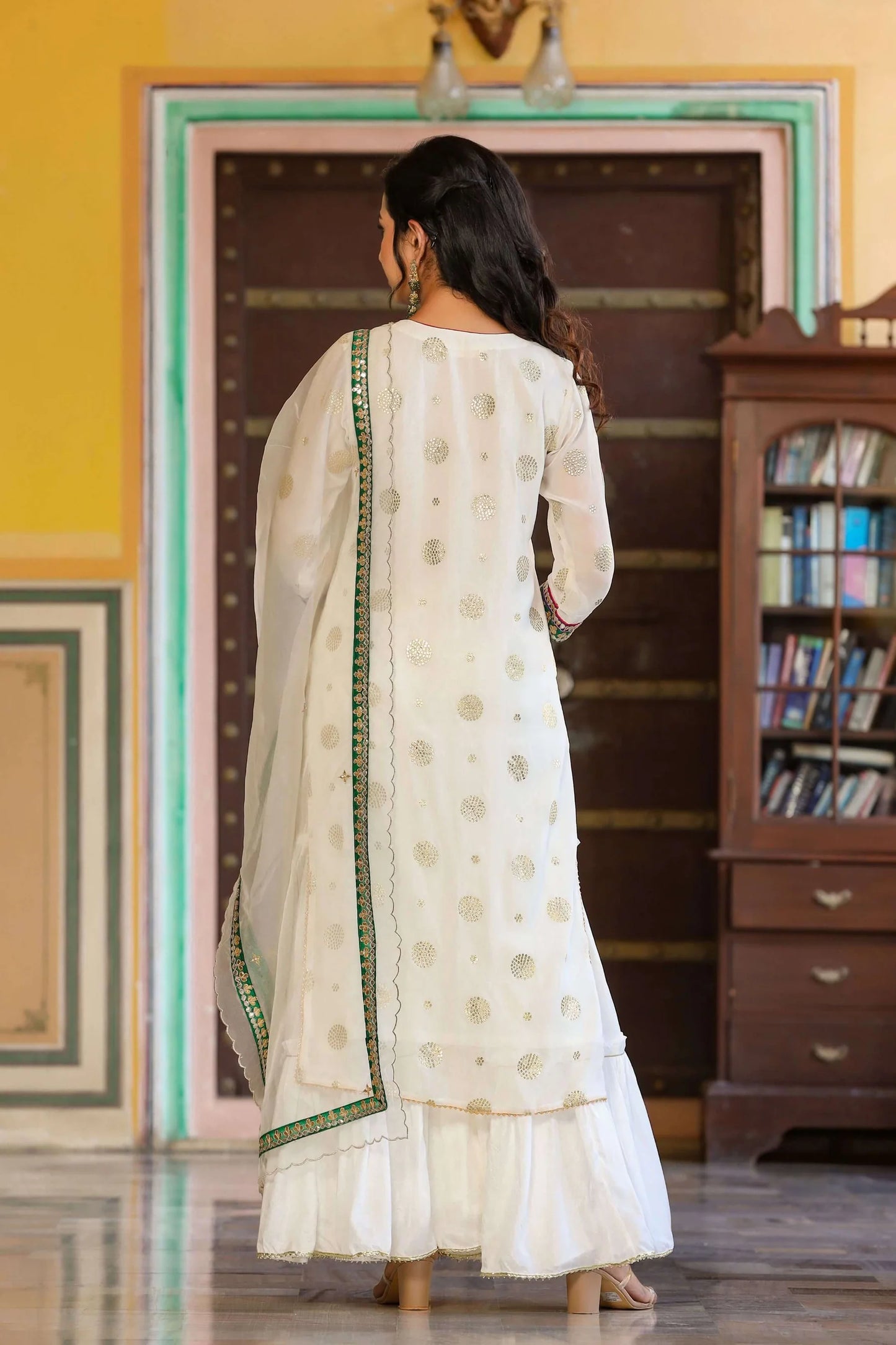 Premium Vaani Gota Patti Sharara Suit Set for Weddings and Celebrations