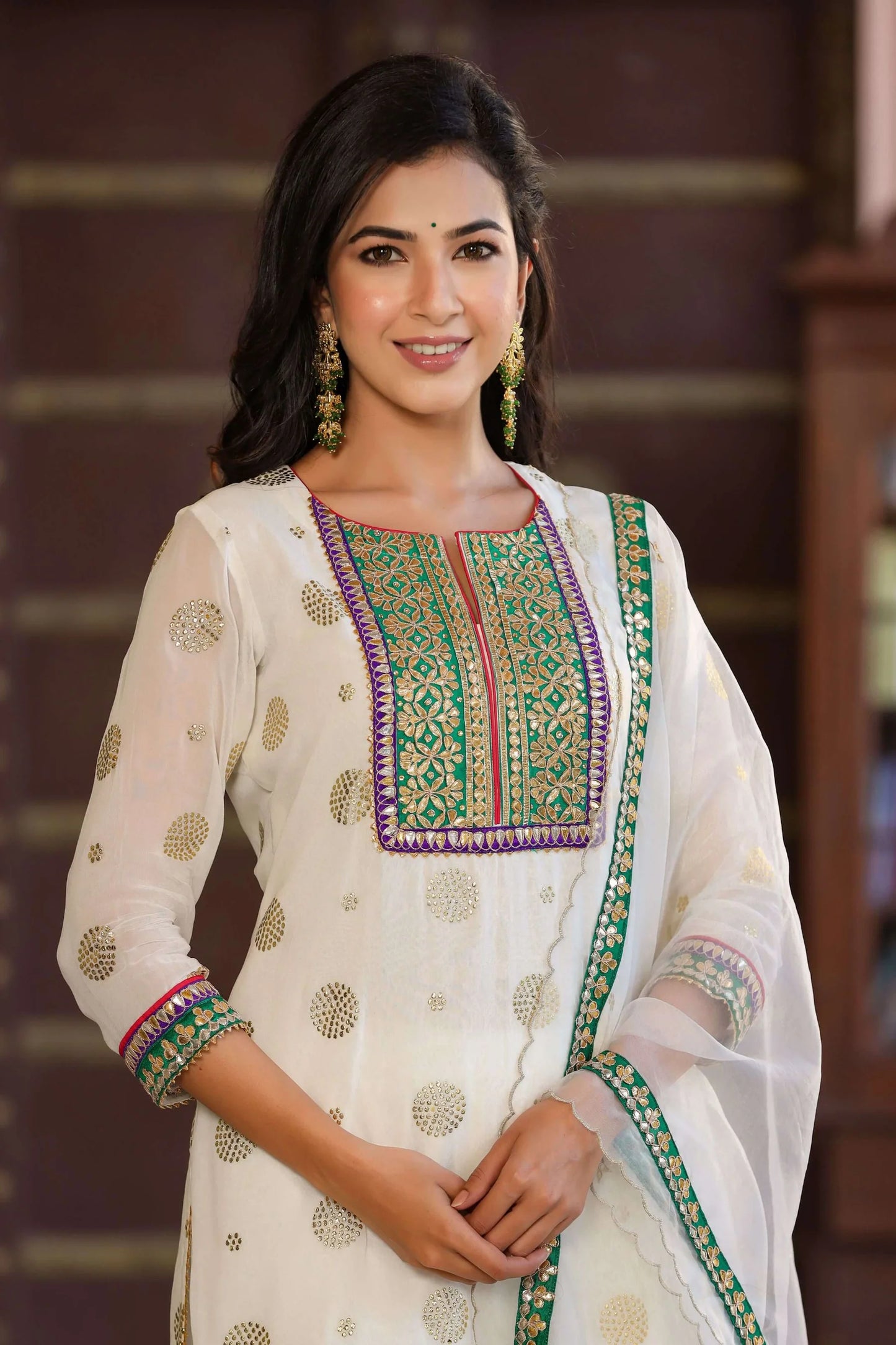 Premium Vaani Gota Patti Sharara Suit Set for Weddings and Celebrations