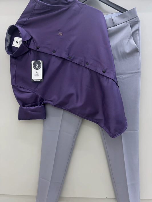 Trendy Partywear Top with Tailored Formal Pant for Men’s Elegant Occasions