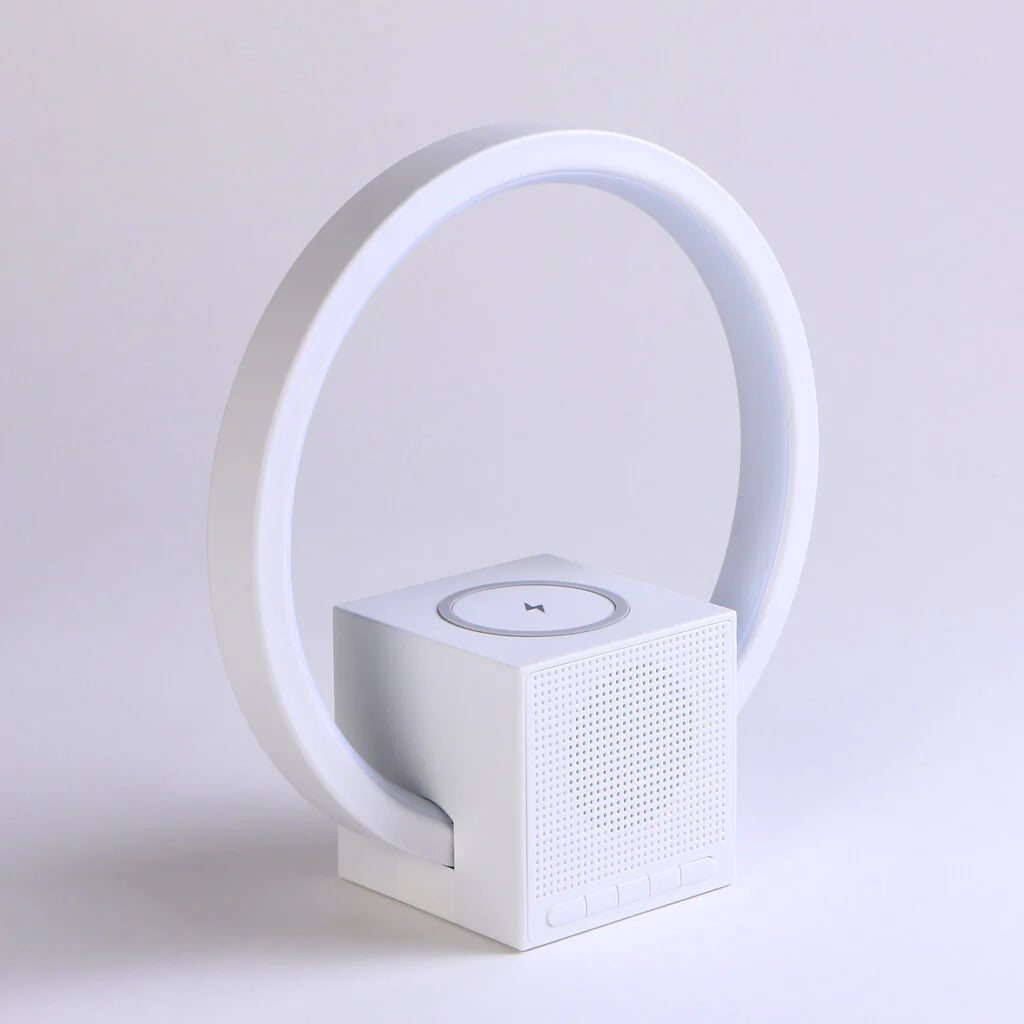 Sophisticated LED Aura Lamp with Charging Function and Speaker Sound