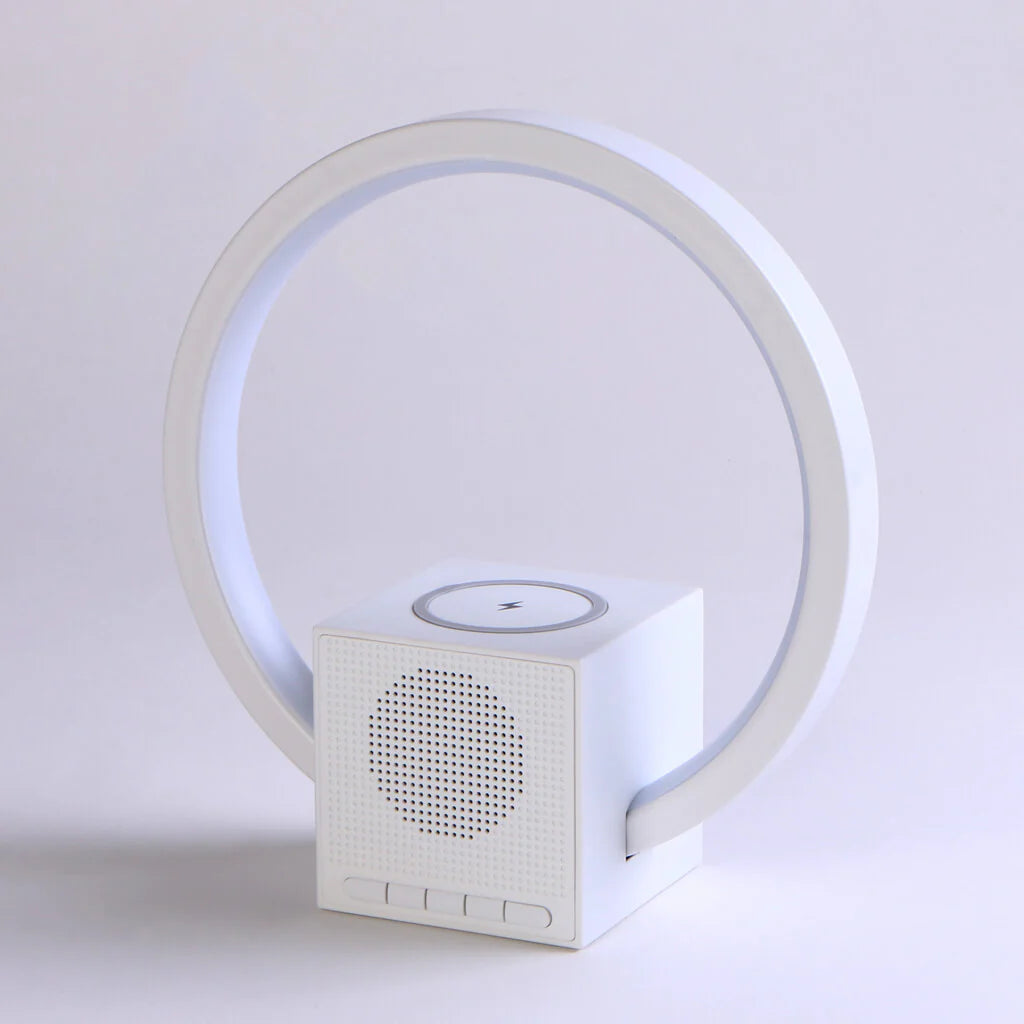 Sophisticated LED Aura Lamp with Charging Function and Speaker Sound