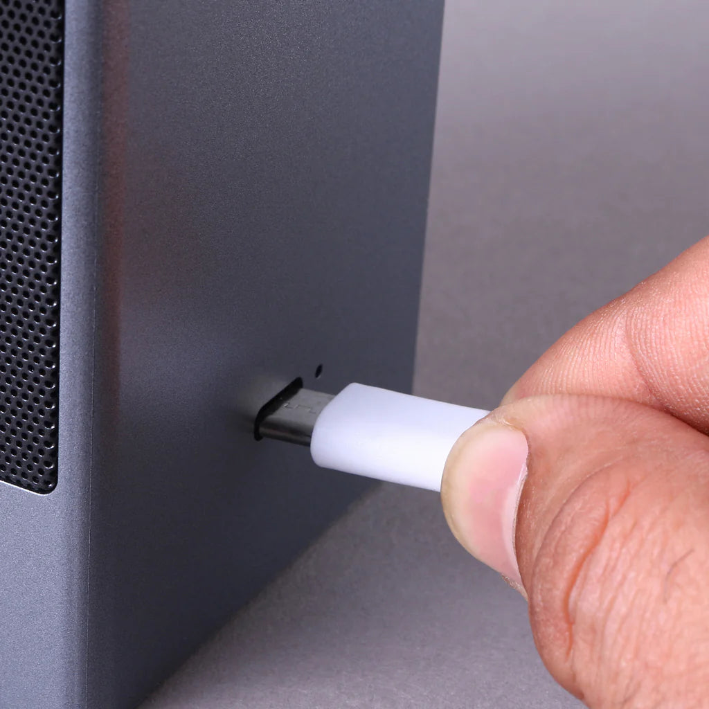 Smart Pixel Dock with Wireless Charger, Clock Function, and Speaker