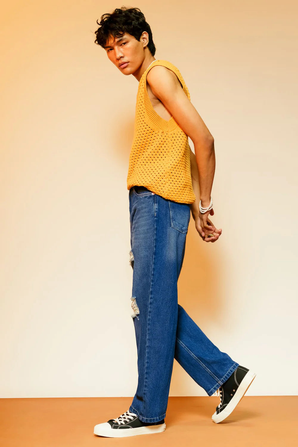 Comfortable Men's Vogue Blue Straight Jeans Perfect for Daily Outfits