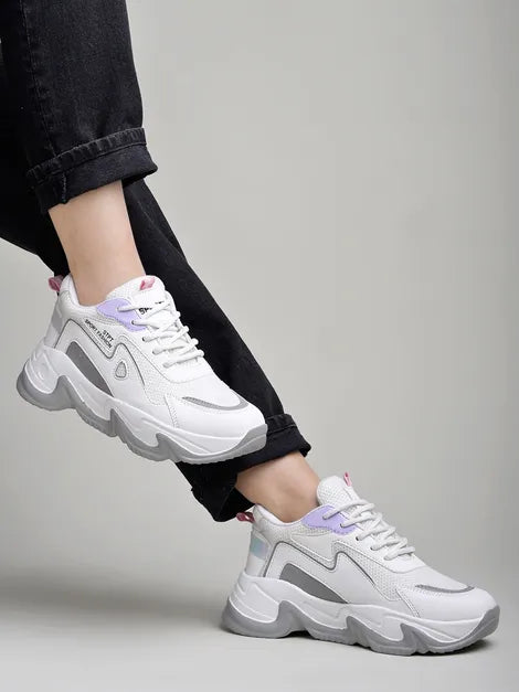 Daily Wear Casual Sports Shoes Sneakers for Women Comfortable and Stylish Footwear