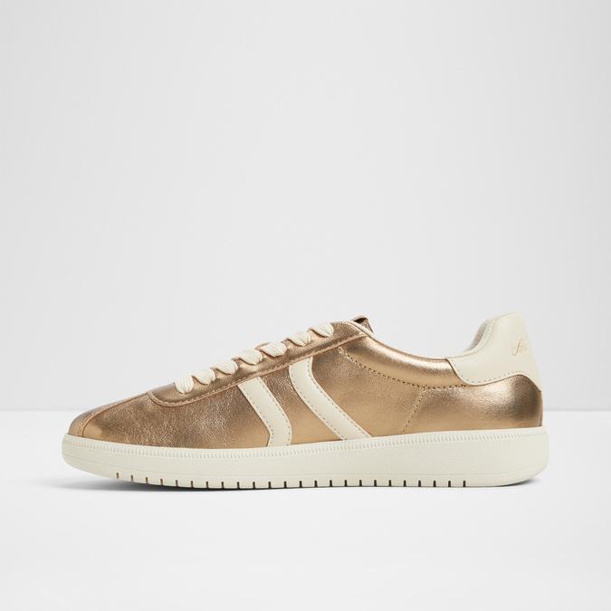 Stylish Gold Athletic Sneakers for Women with Comfortable Everyday Fit