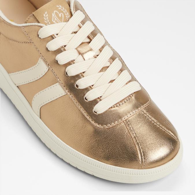 Stylish Gold Athletic Sneakers for Women with Comfortable Everyday Fit