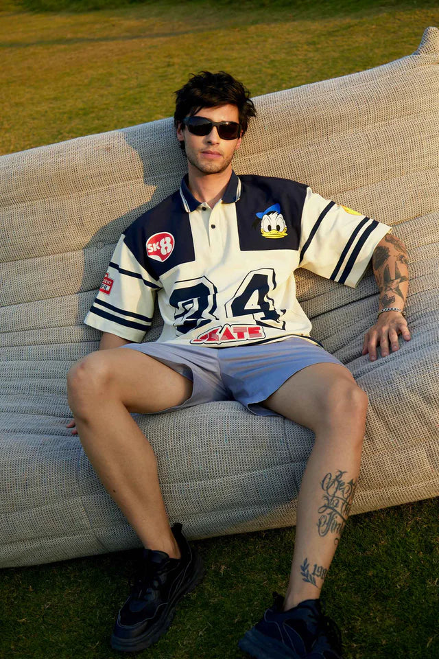 Donald Sk8 Polo Oversized T-Shirt For Men
