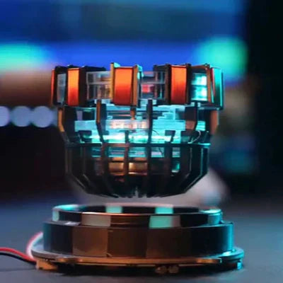 Levitating MK1 Arc Reactor Display Collector Replica 360 Degree Floating Decor for Superhero Fans